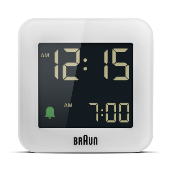 Braun Digital Clocks BC08W-DCF vooraanzicht