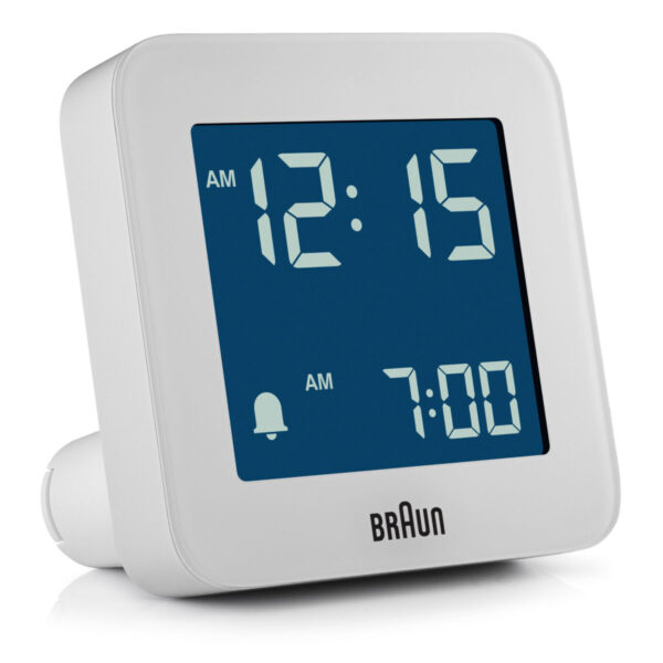 Braun Digital Clocks BC09W met verlichting backlight.