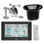 TFA Weather Pro 35.1161 complete set met thermo-hygrosensor, regenmeter, windsensor en basisstation.
