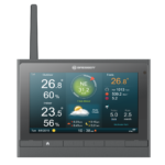 BRESSER MeteoChamp HD WLAN Weather Center 7-in-1 basisstation weerstation grijs met kleurenscherm
