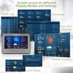 BRESSER WLAN HD TFT 7-in-1 professioneel weerstation met verschillende weergavemodi - Afbeelding 2